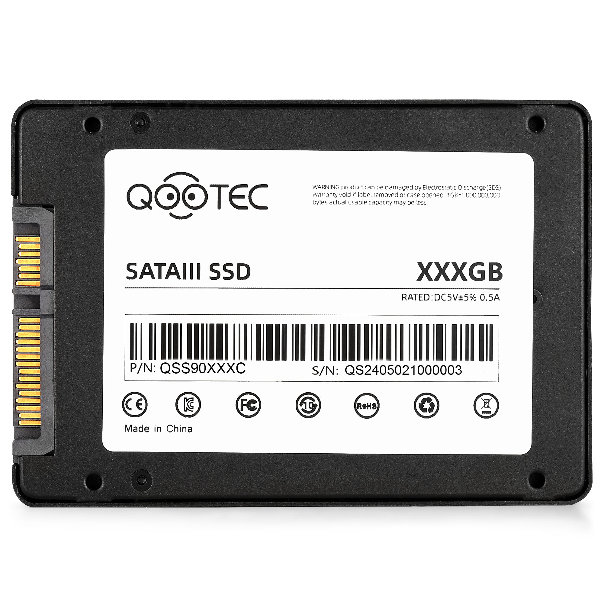 2.5 inch SATA SSD